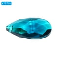 thumbnail image 3 of Uxcell K9 Crystal Pendants Teardrop Beads, 10 Pack 38mm Chandelier Prisms Parts Hanging Beads DIY Lamp Sky Blue, 3 of 7