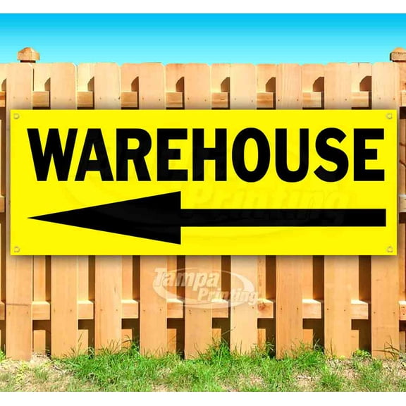 Warehouse 13 oz Vinyl Banner With Metal Grommets