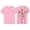 71Pink579, variant on WERYOUNG Children Graphic T Shirts Fashionable Floral Print Round Neck Short Sleeved T-Shirt Girls Lightweight Casual Tees Soft Tops 1-2 Years