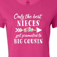 thumbnail image 4 of Inktastic Only the Best Nieces Get Promoted to Big Cousin Women's T-Shirt, 4 of 5