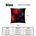 thumbnail image 5 of Spider Web Velvet Bed Pillow Set with Unique Patterns in Sizes 16x16, 18x18, and 20x20 Inches - Includes 2 Chair Pillow Covers,Bed Pillow for Any Occasion, 5 of 6