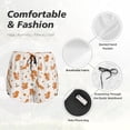 thumbnail image 6 of Lsque Cute Squirrel Fall Printed Women's Running Shorts with Liner Pockets,Elastic Quick Dry Workout Athletic Gym Yoga Shorts,Womens High Waist Shorts-X-Large, 6 of 9