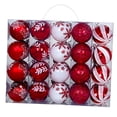 thumbnail image 2 of 40 adornos navideños de bolas para colgar en el árbol de Navidad, colgantes ligeros Estilo E, 2 of 9