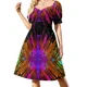 thumbnail image 2 of Spit Happens Llama Short-Sleeved Dress dresses for womens womans clothing women's clothing summer novelties, 2 of 8