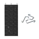thumbnail image 2 of 2 estantes para sombreros con 24 bolsillos para colocar sobre la puerta (negro), 2 of 5