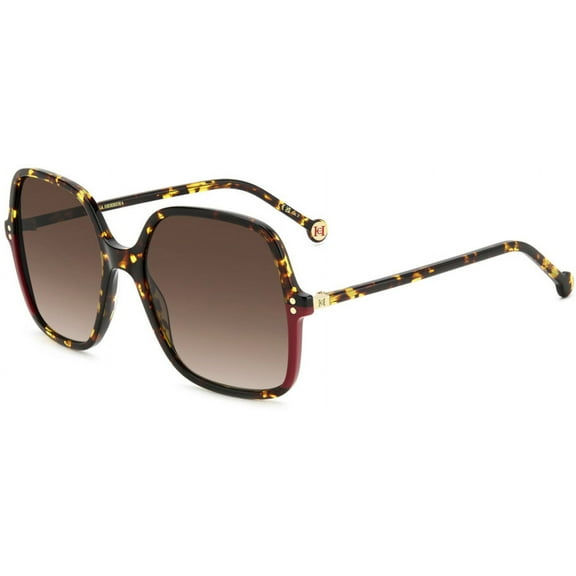 CAROLINA HERRERA Sunglass frames HER 0244/S WOMAN 56.000/18.000/140.000 O63 HAVANA RED