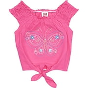 Faded Glory- Little Girl's Smocked Sleeveless Top