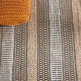thumbnail image 6 of SAFAVIEH Natural Fiber Quincy Striped Area Rug, Black/Natural, 7' x 7' Round, 6 of 11