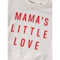 thumbnail image 6 of Bagilaanoe Newborn Baby Boy Girl Valentine's Day Sweatshirt Letter Print Long Sleeve Pullover  6M 12M 18M 24M Infant Loose Tee Tops, 6 of 9