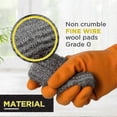 thumbnail image 2 of 24pack steel wool for mice control wire grade cleaning small holes rats roll, 2 of 5