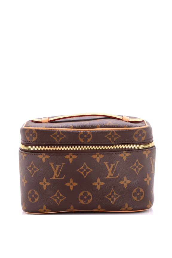 Pre-Owned Nice Vanity Case Macassar Monogram Canvas Mini By Rebag