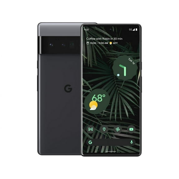 Restored Google Pixel 6 GB7N6 (Fully Unlocked) 128GB Stormy Black (Refurbished)