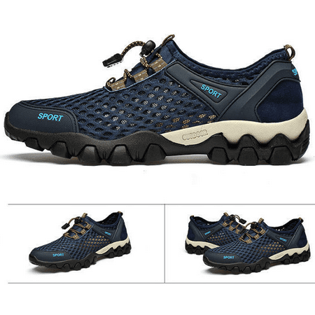 

Summer Plus Size Men s Sports Shoes Breathable Wading Shoes Men s Casual Running Mesh Climbing Shoes