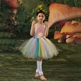 thumbnail image 6 of Toddler Girl Easter Dress Toddler Girls Tulle Dress Ruffle Sleeveless Summer Baby Girl Fashion Tutu Dresses 2-6Y Flower Girl Tutu Dress, 6 of 9