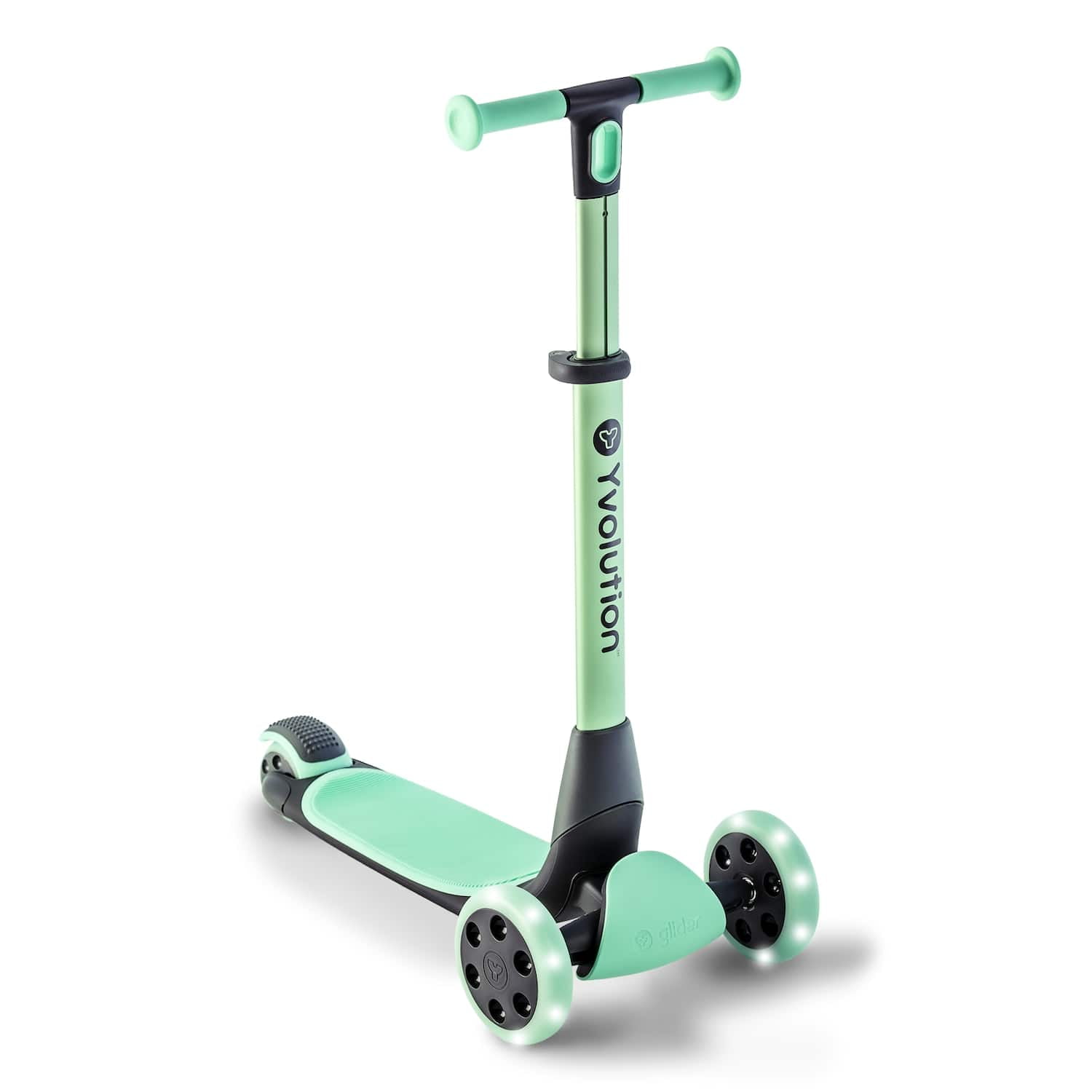 Yvolution Y Fliker Carver C3 Blue Kids/Adult Carving Scooter Kick Scooters