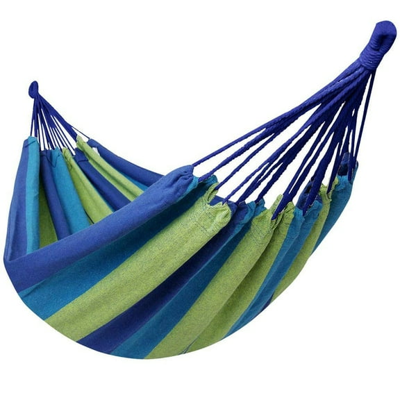Outdoor Indoor Hammock Portable Double Person Camping Hammock Canvas Swing