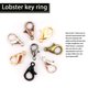 thumbnail image 5 of Guardurnaity 100 piezas collar aleación de zinc hebilla surtido llavero brazalete tobillera Snap Hook Clip joyería fabricación DIY artesanía Ropa, zapatos y accesorios Miscelánea Bronce rojo, 5 of 6