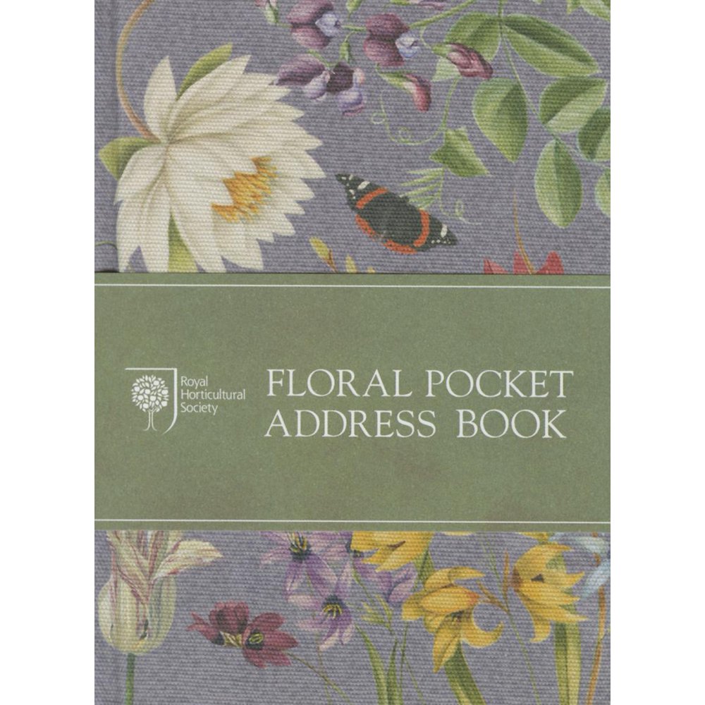 Rhs Floral Pocket Address Book