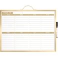 thumbnail image 1 of Weekly Calendar Dry Erase Board for Wall, 16"x12" Double-Sided Golden Weekly, 1 of 5