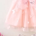 thumbnail image 6 of Zanarzt Baby Girl Party Dress Infant Baby Girl Ruffle Dress Heart Print Tulle Dress Cute Summer Clothes Pink,6-12 Months, 6 of 6