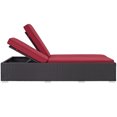 thumbnail image 2 of Modway Convene Double Outdoor Patio Chaise in Espresso Red, 2 of 3