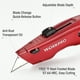 thumbnail image 2 of Navaja multiusos WORKPRO Premium retráctil con 10 hojas, 2 of 6