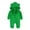 Green, variant on LIUJUNSHOP Baby Jumpsuit Bear Ear Hooded Thin Rompers Boys Girls Long Sleeve Onesie with Zipper Red 6-9 Months