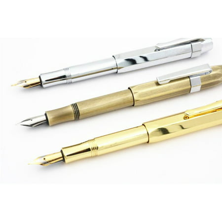 componente teoría análisis Vintage Metal Octagon Short Fountain Pen Office Writing Stationery  Color:Bronze Specification:0.5 straight point | Walmart Canada