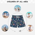 thumbnail image 6 of FORMRS Boys Swim Trunks Quick Dry Mesh Lining Beach Boardshorts, Sizes XS-XL, Cartoon Jellyfish Pattern, 6 of 7