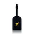 thumbnail image 1 of Durable Soft PU Leather Travel Luggage Tag with Metal Eyelets & Adjustable Strap - Waterproof Identification Tag for Suitcase, Backpack - Includes Name & Phone Number Card, Elegant Design, 4.33x2.76, 1 of 6