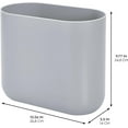 thumbnail image 2 of iDesign Bac de Rangement pour Papier Toilette en Plastique Sans BPA, 2 of 4