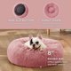 thumbnail image 3 of Cama para perros, relajante, rosquilla, lavable para perros pequeños, color malva, 3 of 6