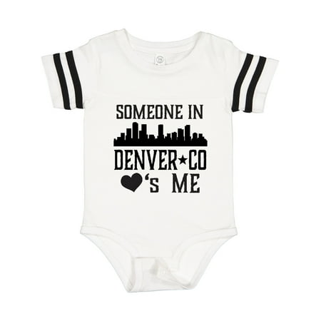 

Inktastic Denver Colorado Someone Loves Me Skyline Gift Baby Boy or Baby Girl Bodysuit