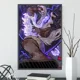 thumbnail image 3 of Póster autoadhesivo de One Piece Luffy Gear 5, papel tapiz de dibujos animados, decoración del hogar, pintura de Zoro, arte de pared de anime, sangre caliente clásica, 3 of 5