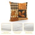 thumbnail image 4 of Fall Autumn Pillow Covers for Thanksgiving,Outdoor Waterproof Throw Pillows  Orange Yellow Buffalo Plaid Maple Leaf Pillow Cases for Patio Furniture Bench Couch Bed Sofa Decor, 4 of 5