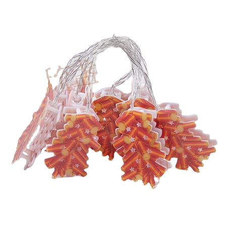 Chinese New Year Hanging Decorations, Firecracker Light String Decor Traditional Red Lucky Oriental Pendant Ornaments for Spring Festival Lunar New Year Pack of 1