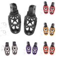 thumbnail image 2 of koolsoo 2x Pedal Footrest Passenger Rear Foot Custom Design for Universal Scooter ATV - black, 2 of 9