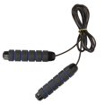 thumbnail image 2 of Weighted Jumprope Weight Rope Heavy Jumping Rope Jumpropes  Rope Set Exercise Training For Counting Blue + Black, 2 of 8