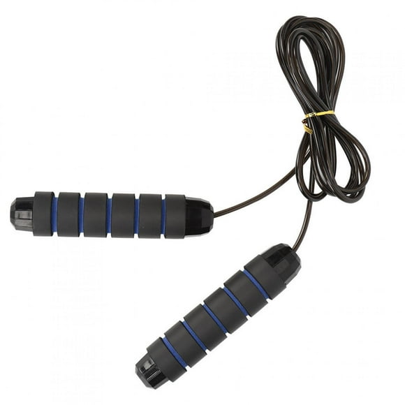 Jumpropes  Rope Set Weighted Jumprope Battle  Rope Heavy Jumping Rope Weight Rope Workout For Counting Exercise Training Weight Loss Blue + Black