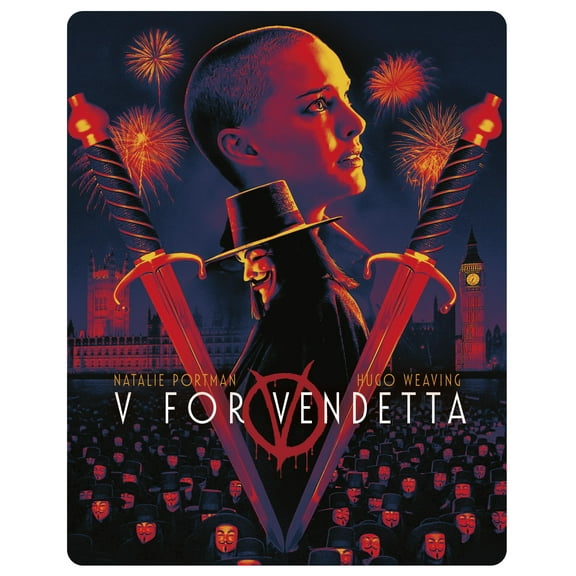 V for Vendetta Limited Edition Steelbook 4K  Blu-ray Region Free