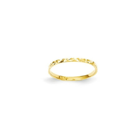 Ruby Gold Wedding Bands - ICE CARATS 14kt Yellow Gold Design Wedding Ring Band Childs Size 3.00 Baby Fine Jewelry Ideal Gifts For Women Gift Set From Heart