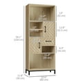 thumbnail image 3 of HOMCOM Wooden Bookcase W/ Door Cabinets, Drawer, Freestanding Display Shelf, 3 of 10