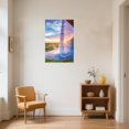 thumbnail image 2 of ZHONGYUTONG Christian Canvas Wall Art Psalm 23 Painting Bible Verses Pictures Scripture Wall Decor Inspirational Prints for Home Bedroom Decor Framed (12.00" x 18.00"), 2 of 5