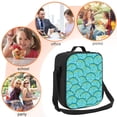 thumbnail image 5 of Lsque Beautiful Seashells Lunch Bag Lunch Box for Women Men Reusable Insulated Lunch Tote Bag,Leakproof Thermal Cooler Sack Food Handbags Case High Capacity, 5 of 9