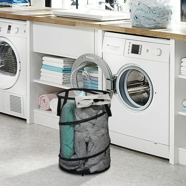 Giunmcul Online Shopping Collapsible Mesh Popup Laundry Hamper, Foldable Dirty Clothes Basket ,Up Collapsible Mesh Laundry Hamper, Great for Kids Room/College Dorm/Travel