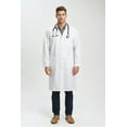 thumbnail image 2 of DR Unifroms® 100% Cotton Unisex Lab Coat, White Lab Coat for Students, Doctors,  Scientists, 2 of 8
