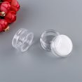 thumbnail image 2 of Vogacara 25 uds 5g/10g tarros cosméticos botellas recargables resistentes al desgaste con tapas transparentes Mini dispensador de maquillaje ligero Cuentagotas de vidrio y botellas Transparente 5g Vogacara CE015528-01, 2 of 6