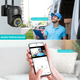thumbnail image 5 of 2pcs Cámara De Seguridad Exterior Wifi Foco Hd Visión Alarma Belug, Color Negro, 5 of 5