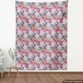 thumbnail image 3 of Ambesonne Paisley Fabric by the Yard Upholstery, Colorful Floral Petals Art, 5 Yards, Multicolor, 3 of 4