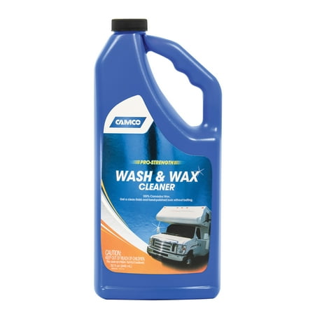 Camco Mfg 40493 Rv Wash & Wax 32 Oz (Best Wax For Rv Decals)